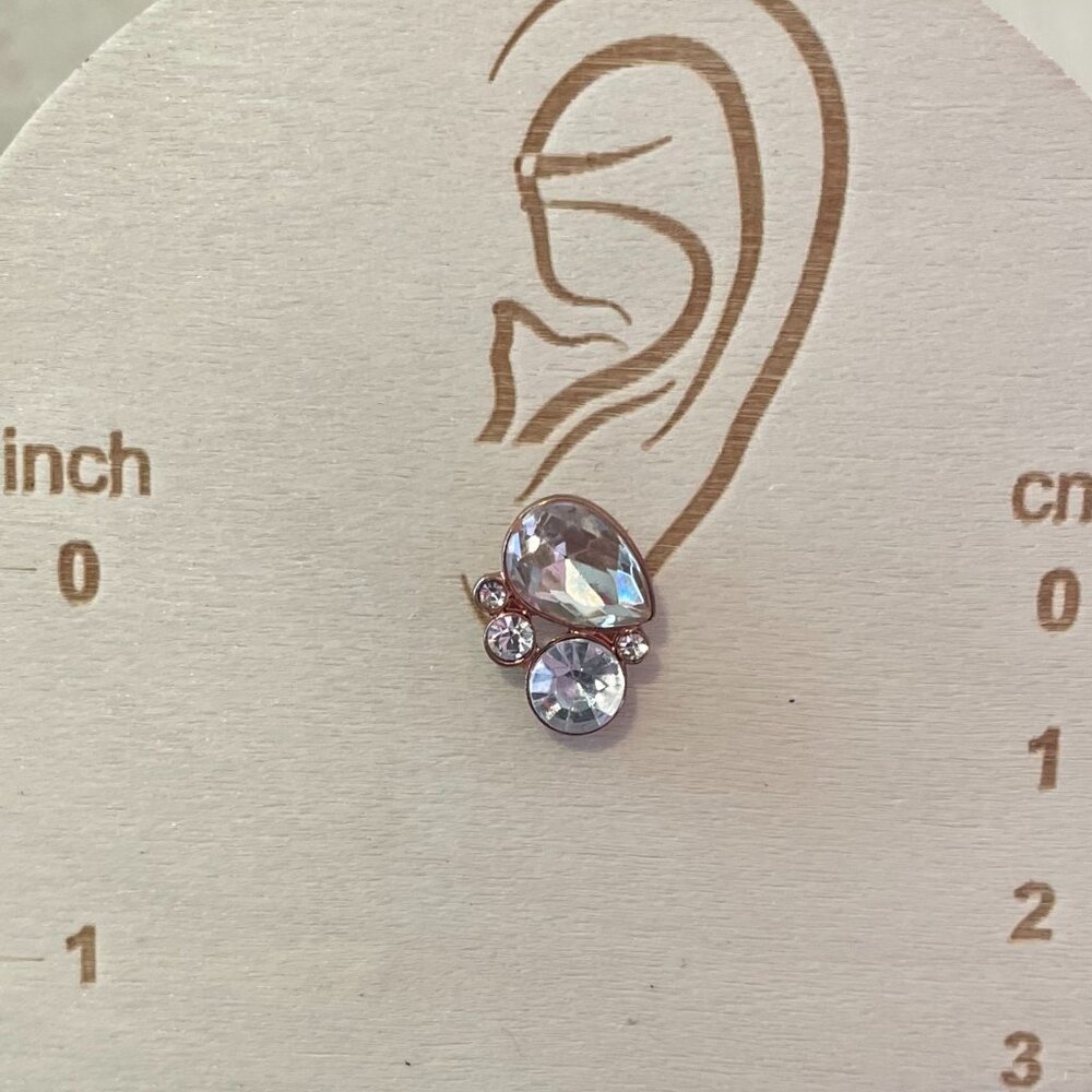 Bundle 3 for $12.  Multiple rhinestone stud earrings